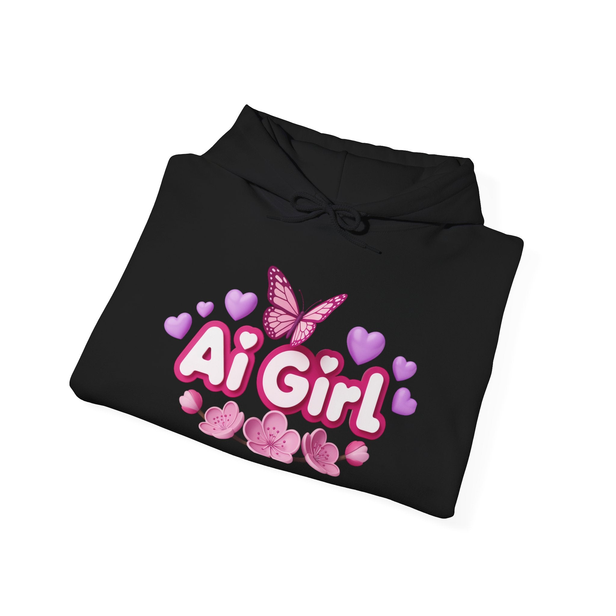 Ai Girl  "Cyber Cutie" Unisex Heavy Blend™ Hooded Sweatshirt