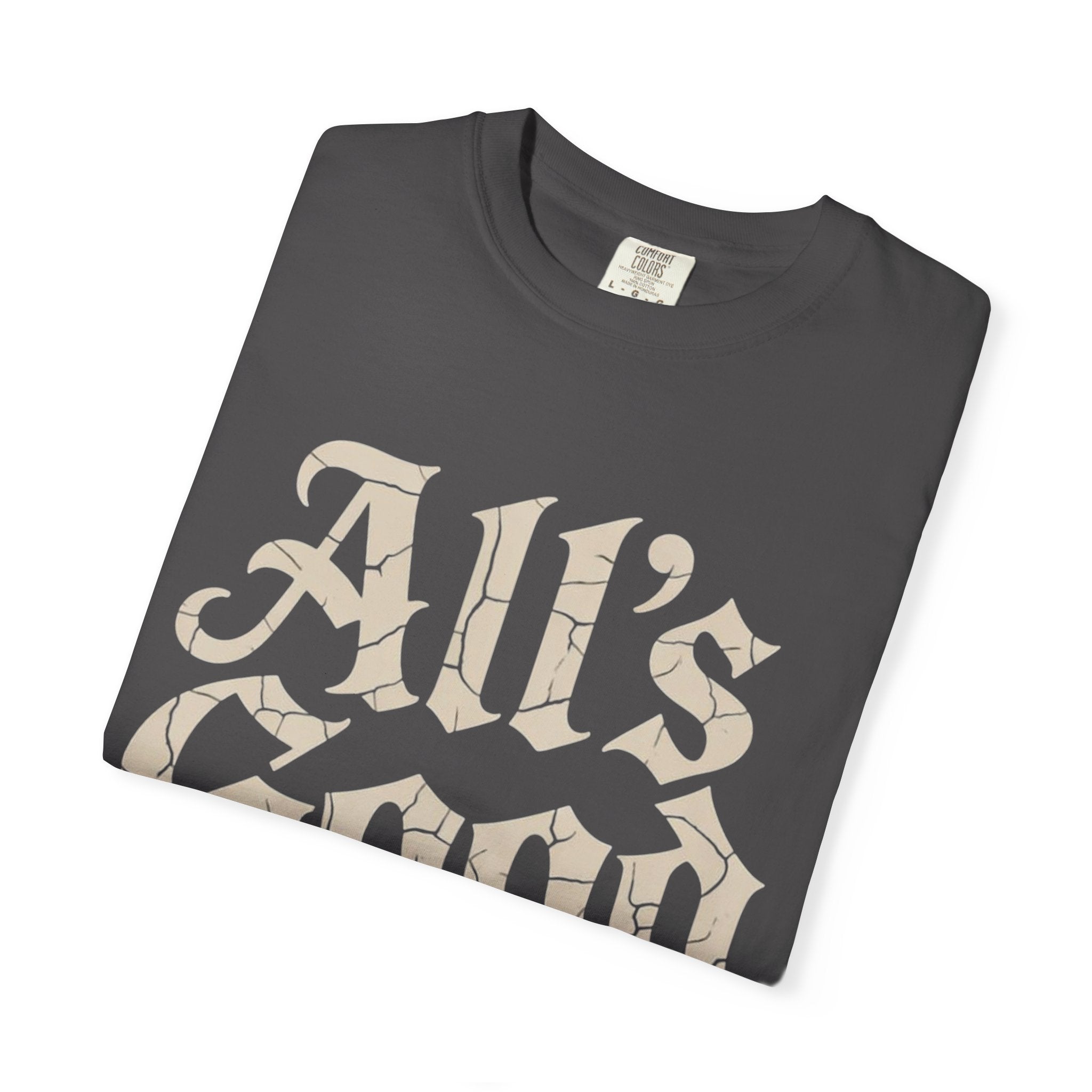 ALL’S GOOD WITH AI “Cracked Code Classic” Unisex Garment-Dyed T-shirt