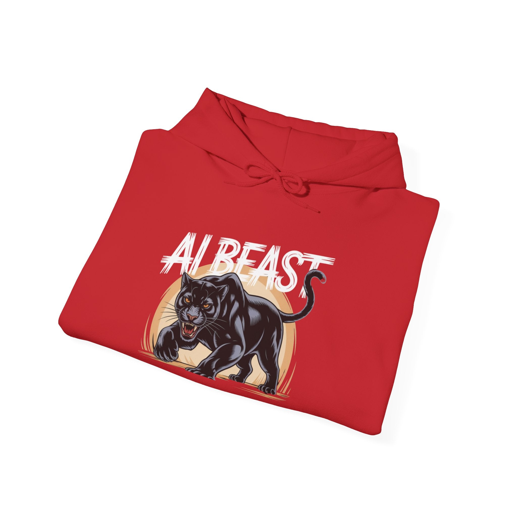 AI BEAST "Midnight Matrix" Unisex Heavy Blend™ Hooded Sweatshirt