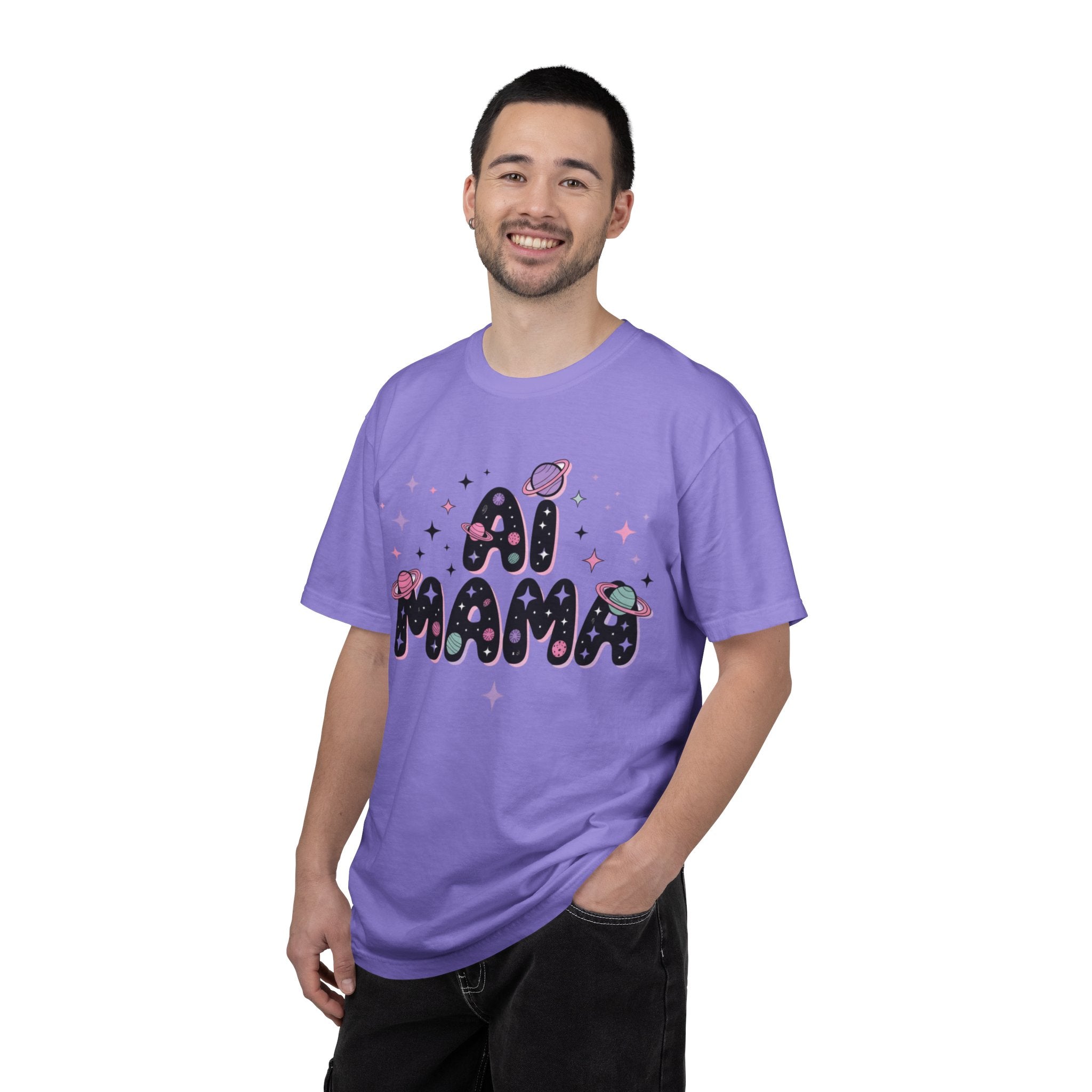 AI Mama "Digital Daydreamer" Unisex Garment-Dyed T-shirt