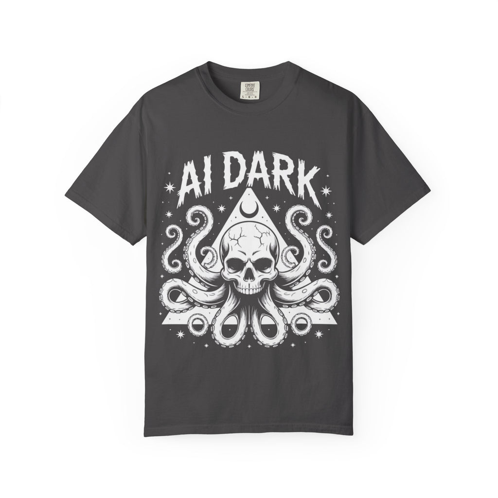 AI Dark  "Nightmare Network"  Unisex Garment-Dyed T-shirt