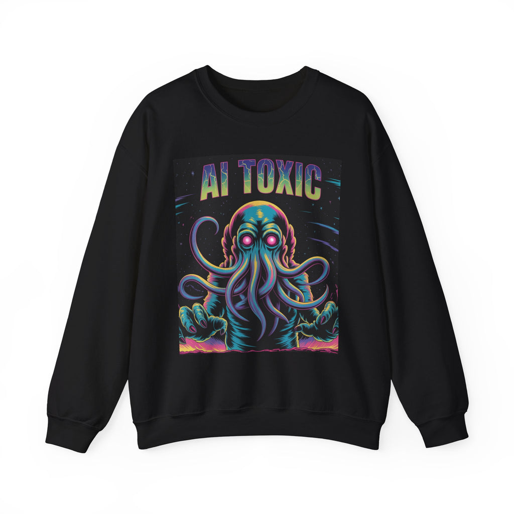 AI TOXIC  "Data Overlord" Unisex Heavy Blend™ Crewneck Sweatshirt