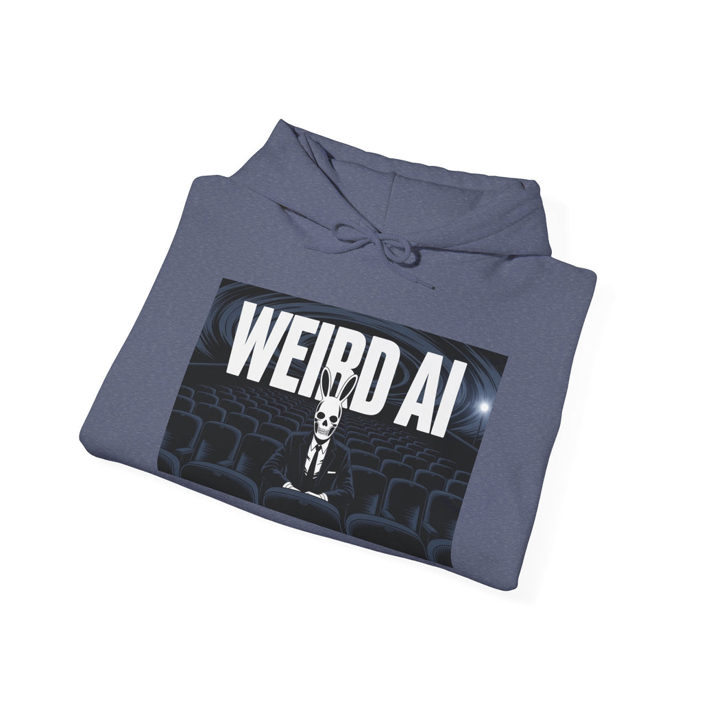 WEIRD AI  " Backrooms Theater "  Unisex Heavy Blend™ Hooded Sweatshirt