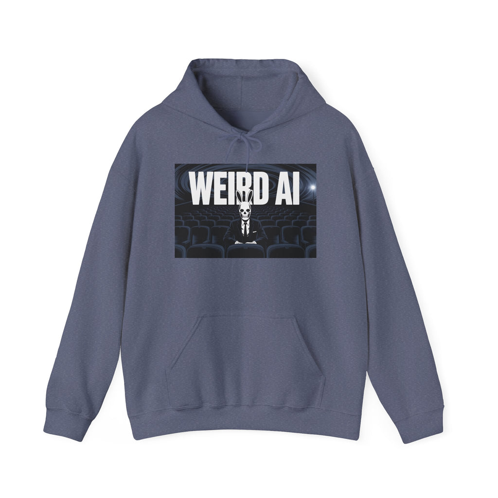 WEIRD AI  " Backrooms Theater "  Unisex Heavy Blend™ Hooded Sweatshirt