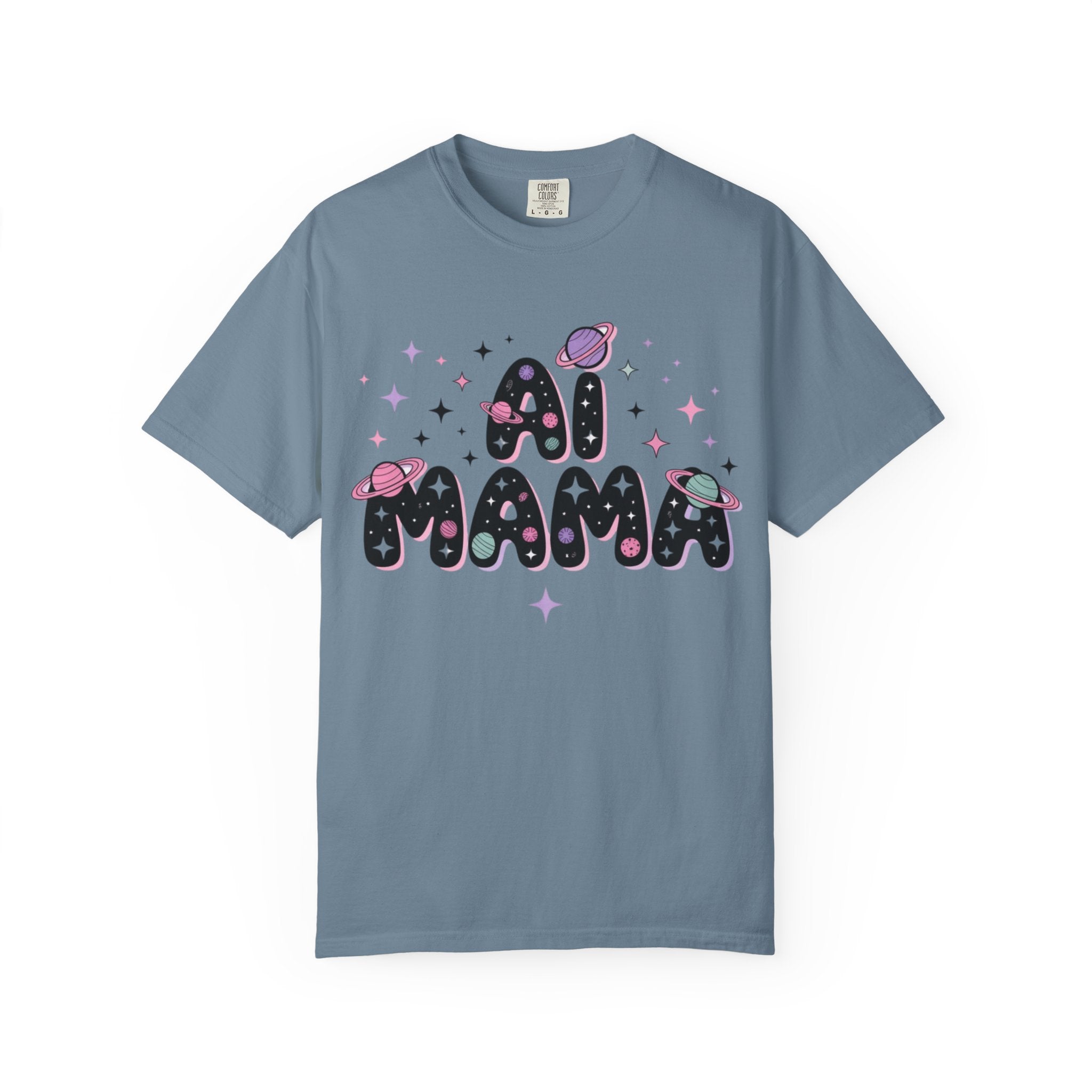 AI Mama "Digital Daydreamer" Unisex Garment-Dyed T-shirt