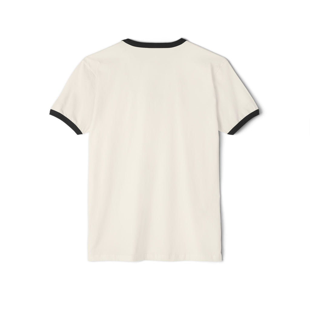AI Creator  "Optic Loop" Unisex Cotton Ringer T-Shirt