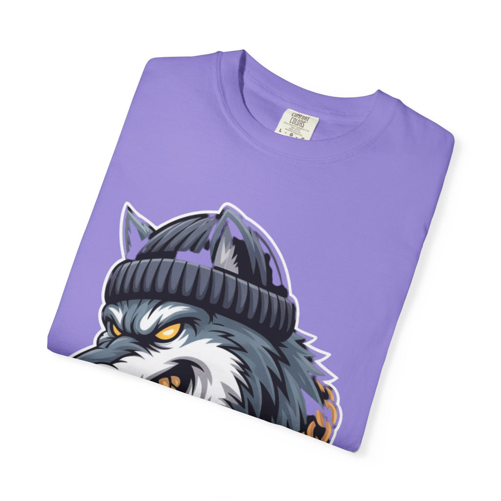 AI BEAST  "Wolf Byte Syndicate " Unisex Garment-Dyed T-shirt