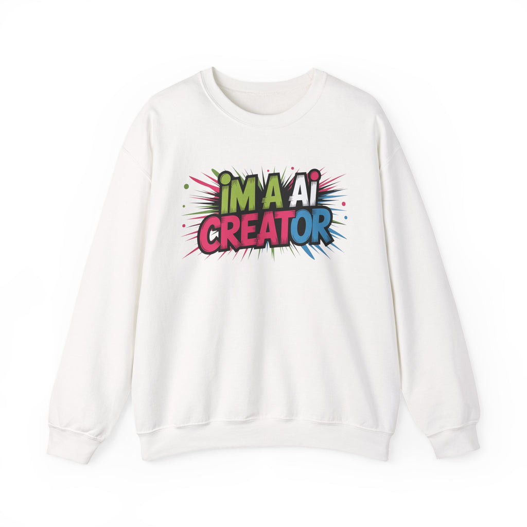 AI Creator  "Code Splash" Unisex Heavy Blend™ Crewneck Sweatshirt
