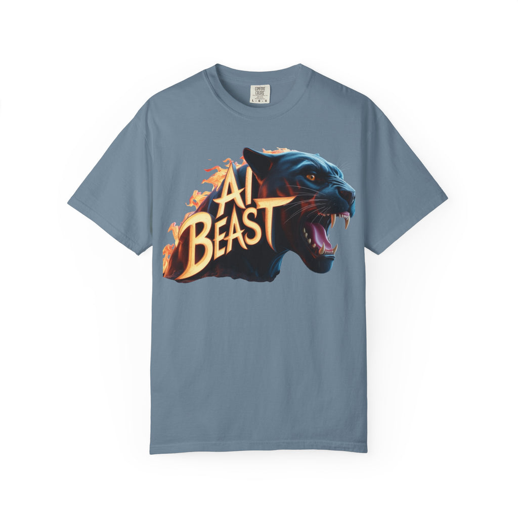 AI BEAST  "Wildfire Algorithm"  Unisex Garment-Dyed T-shirt