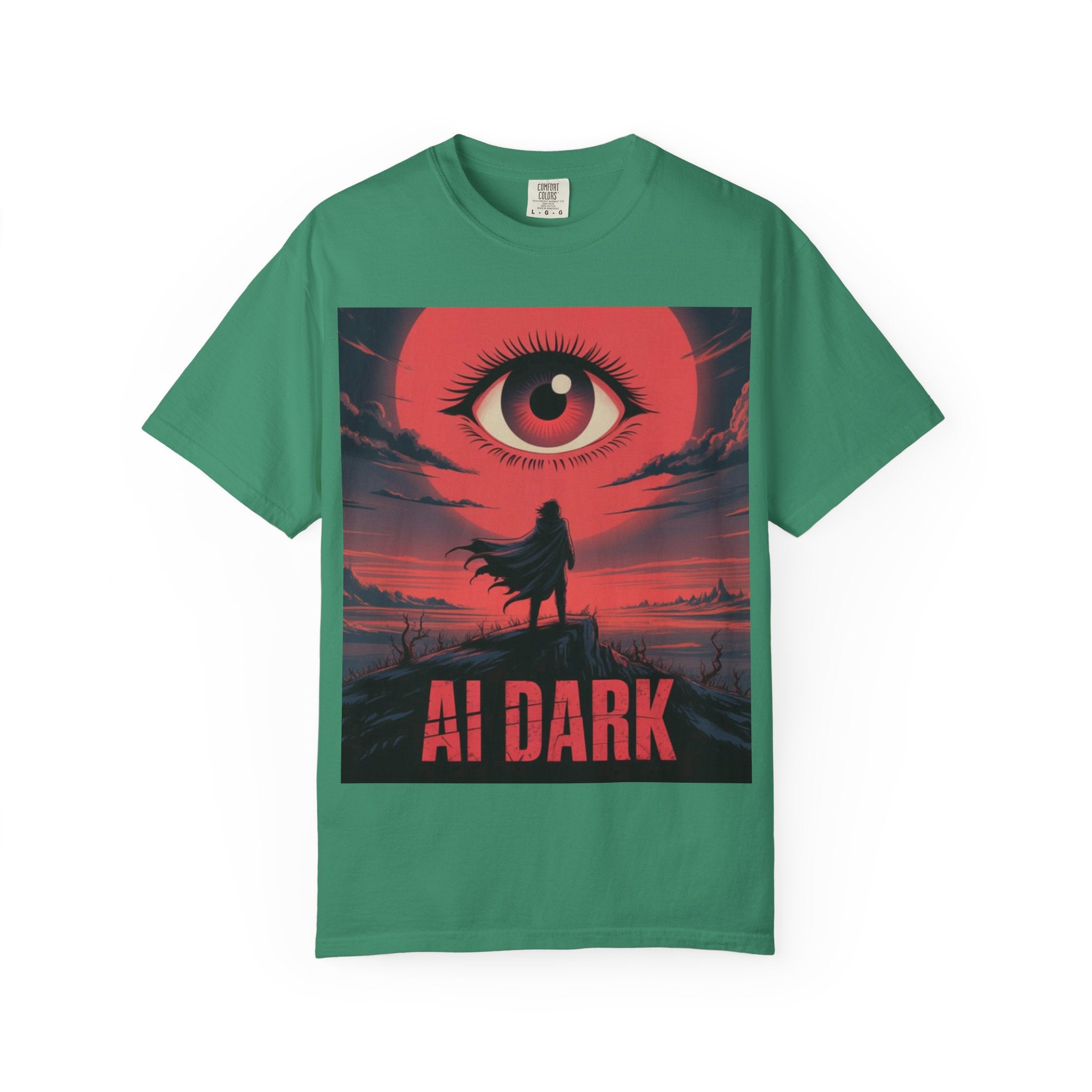 AI DARK “Shadow Protocol” Unisex Garment-Dyed T-shirt