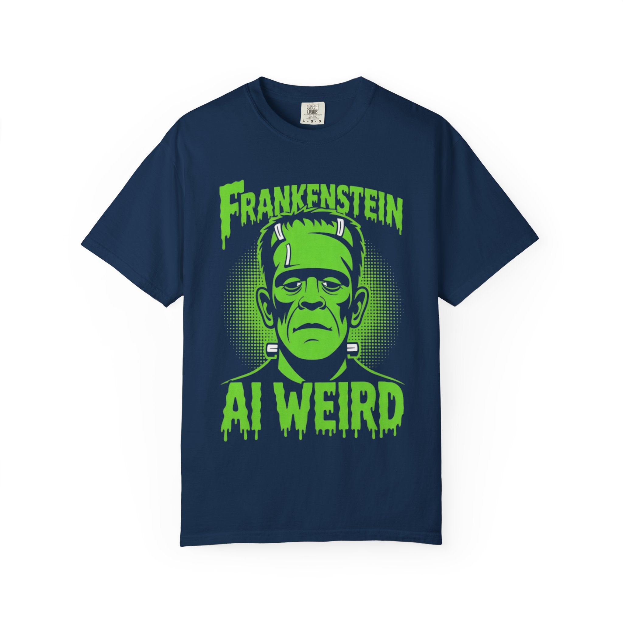 AI Weird  "Frankenbyte" Unisex Garment-Dyed T-shirt