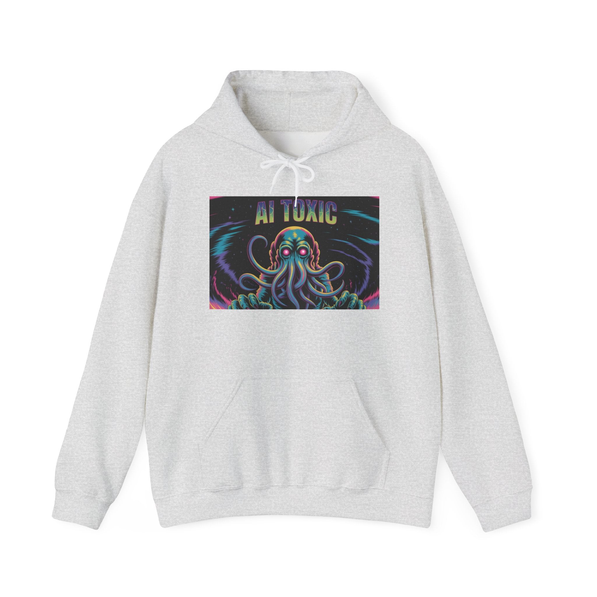 AI TOXIC  "Data  Overlord" Unisex Heavy Blend™ Hooded Sweatshirt