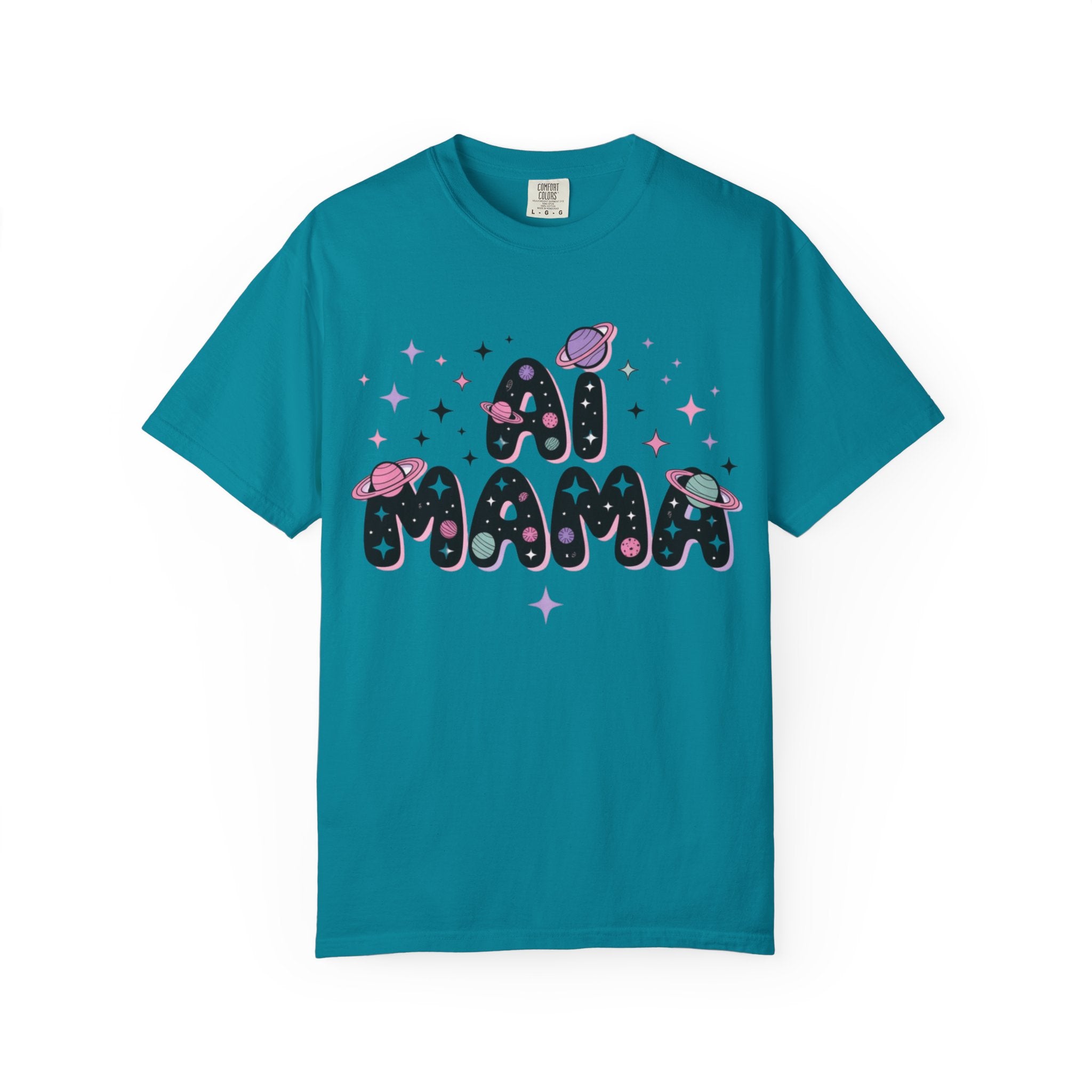 AI Mama "Digital Daydreamer" Unisex Garment-Dyed T-shirt