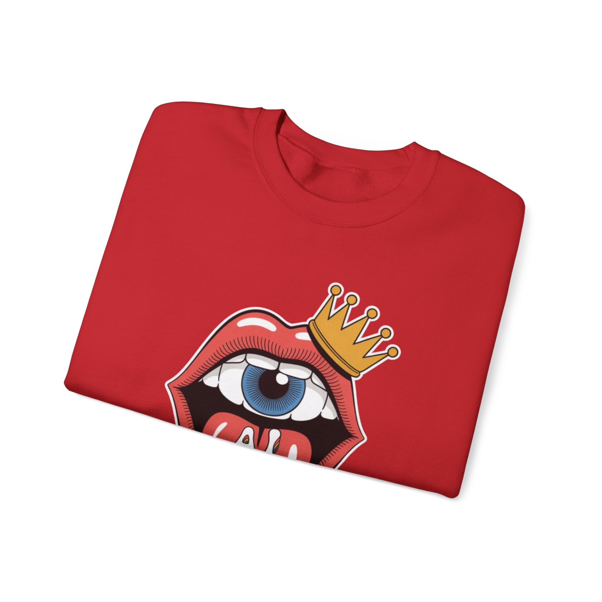 Ai Weird  "Royal Oddbyte" Unisex Heavy Blend™ Crewneck Sweatshirt