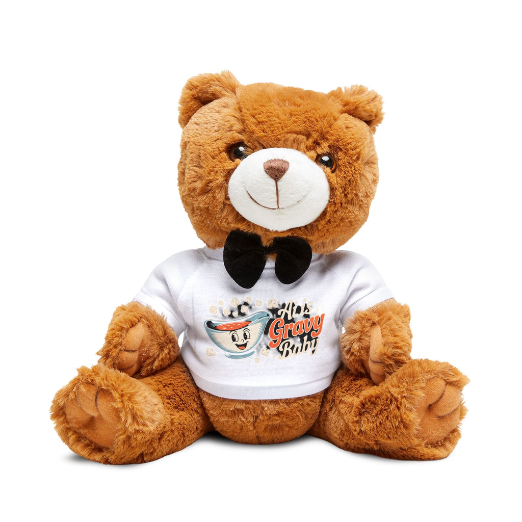 All is Gravy Baby "RETRO RENDER RELISH" Teddy Bear with T-Shirt