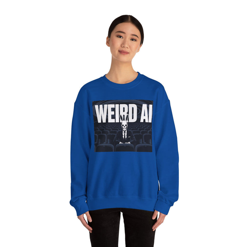 WEIRD AI " Backrooms Theater "  Unisex Heavy Blend™ Crewneck Sweatshirt