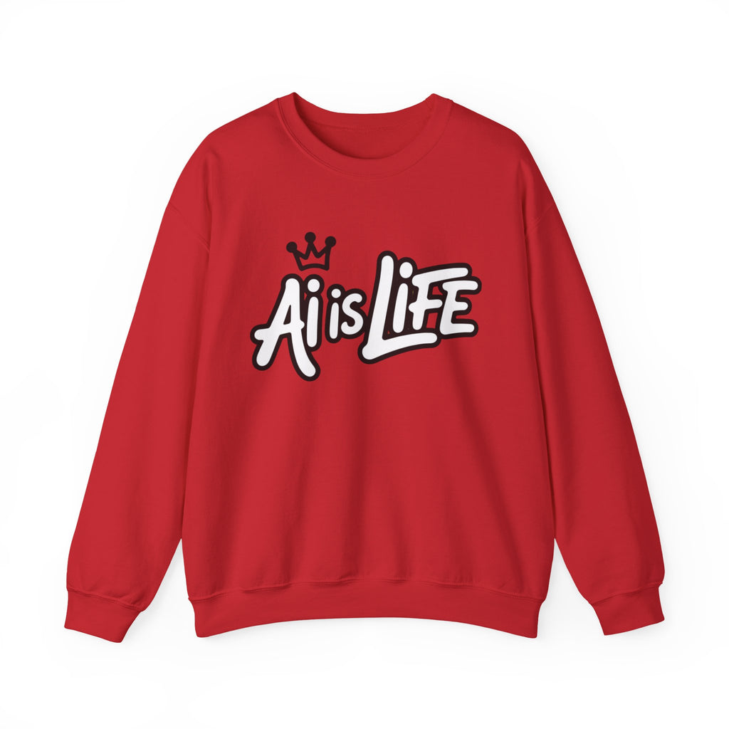 Ai is Life  "Crown Circuit" Unisex Heavy Blend™ Crewneck Sweatshirt