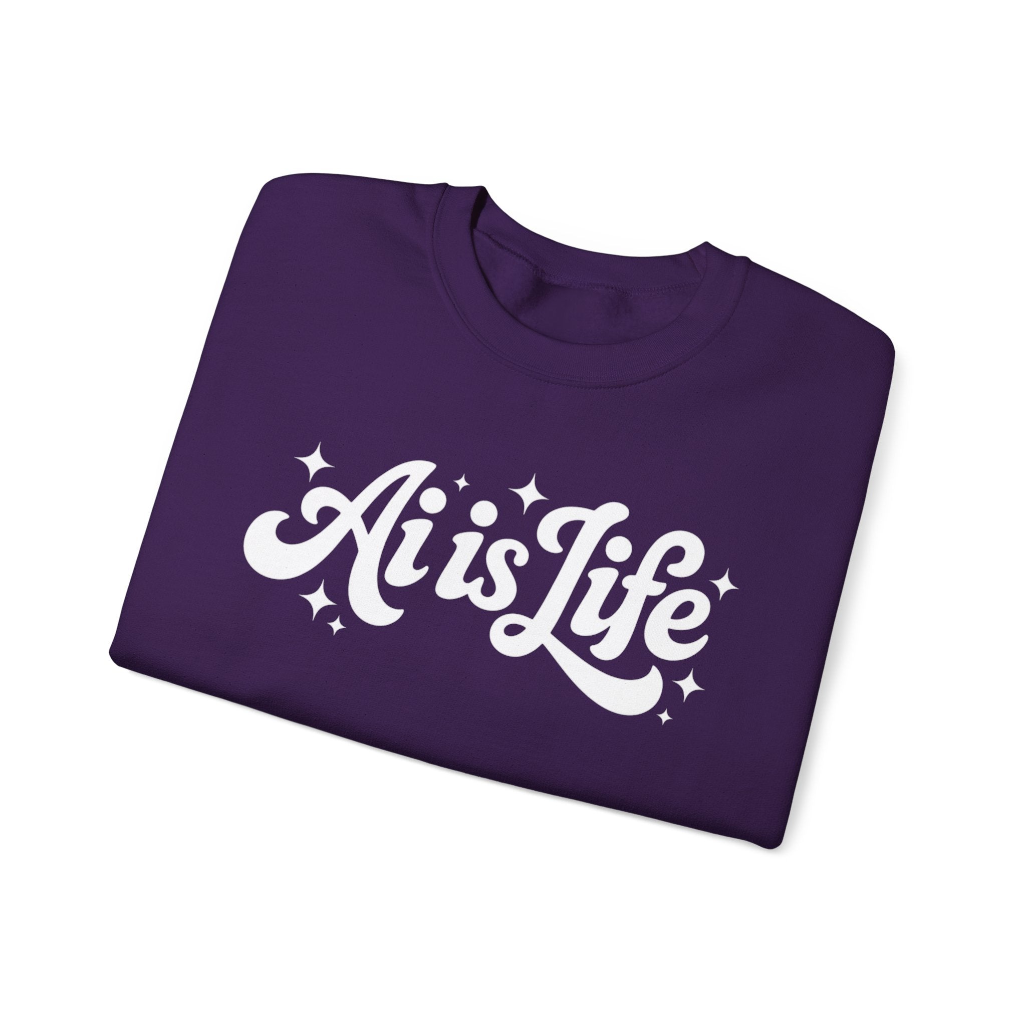 Ai is Life  "TechFlow Energy" Unisex Heavy Blend™ Crewneck Sweatshirt