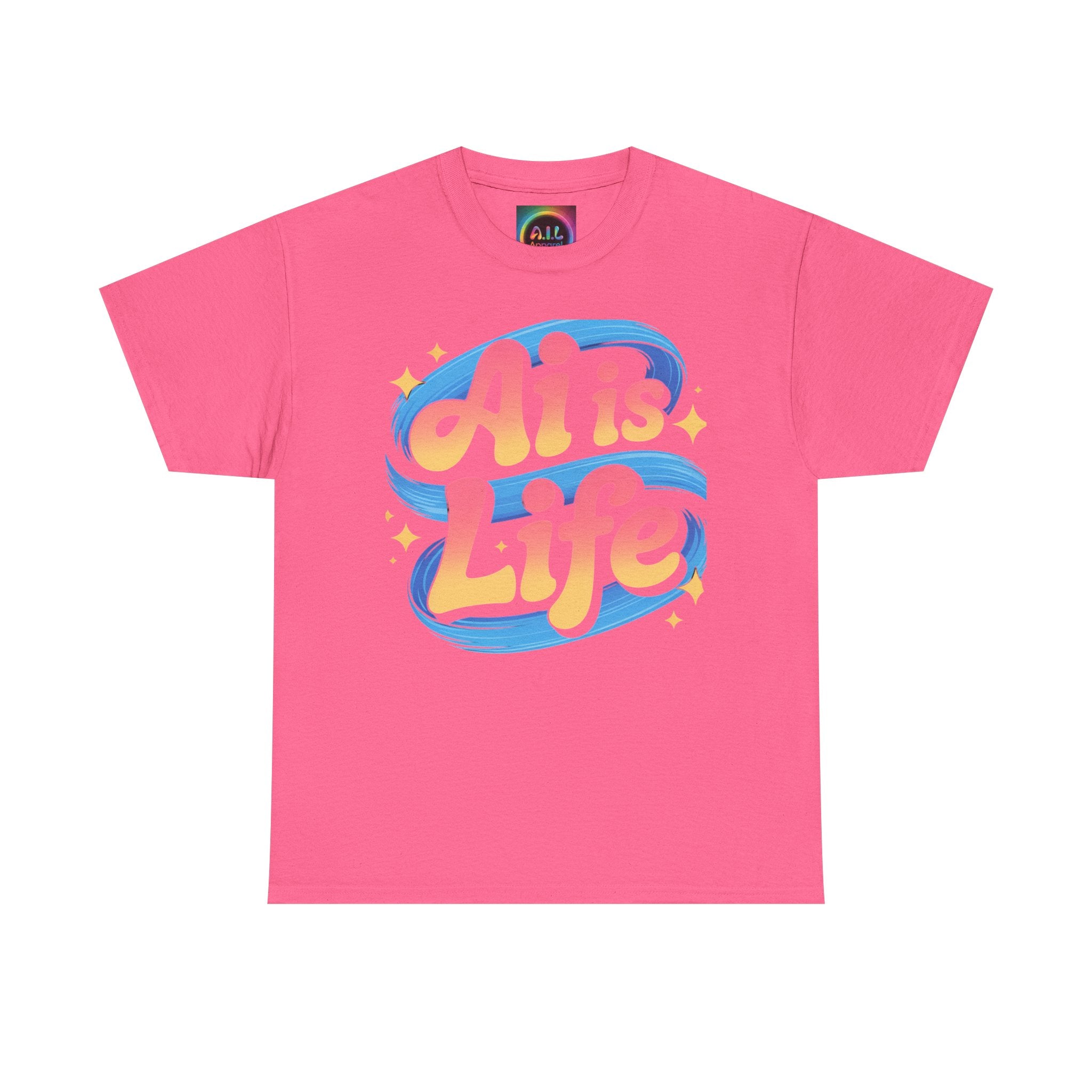 Al is Life "COSMIC SWIRL" — Colorful Retro Graphic Tee T‑Shirt