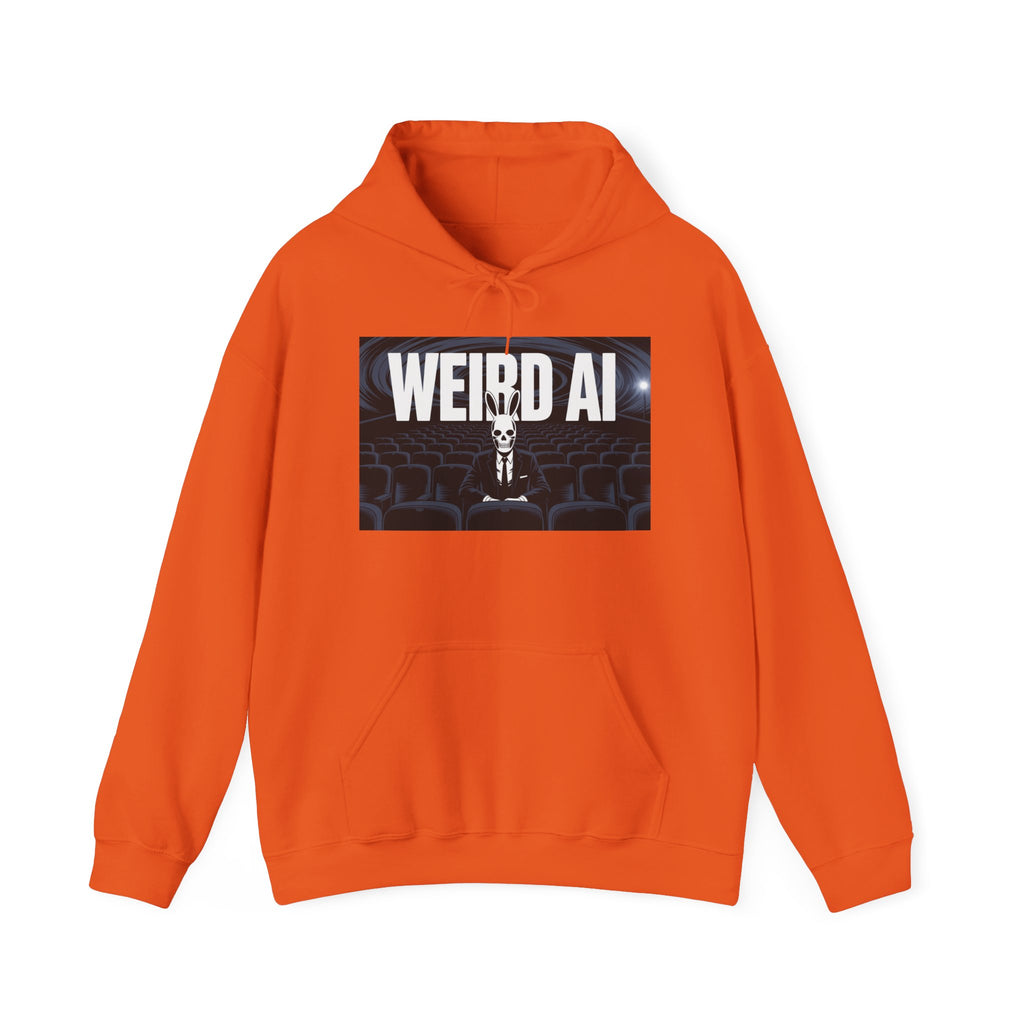 WEIRD AI  " Backrooms Theater "  Unisex Heavy Blend™ Hooded Sweatshirt