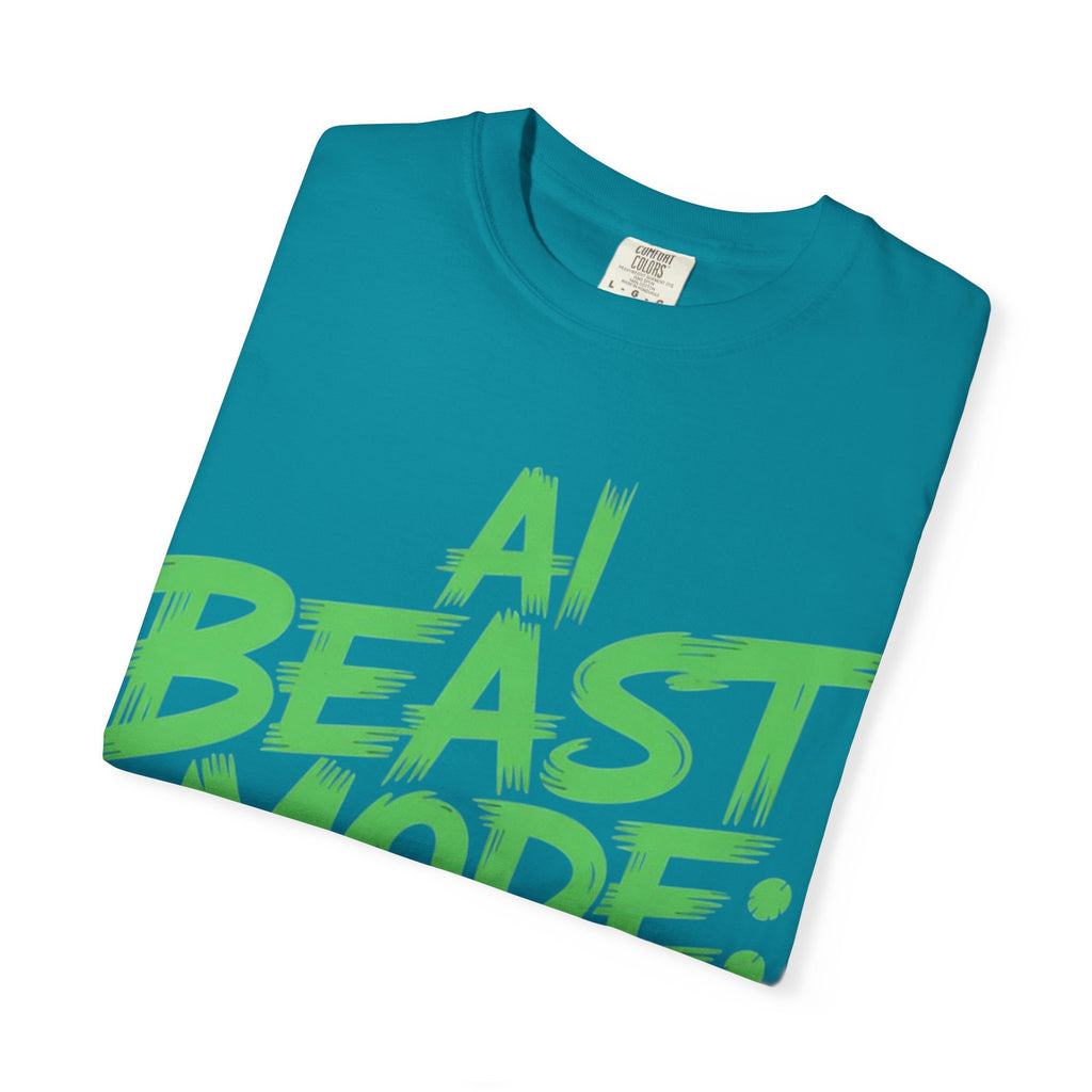 AI BEAST MODE: ON “DIGITAL HULK ENERGY” Unisex Garment-Dyed T-shirt