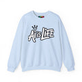 Ai is Life "CROWNED CURSIVE"— Streetwear Crewneck Sweatshirt