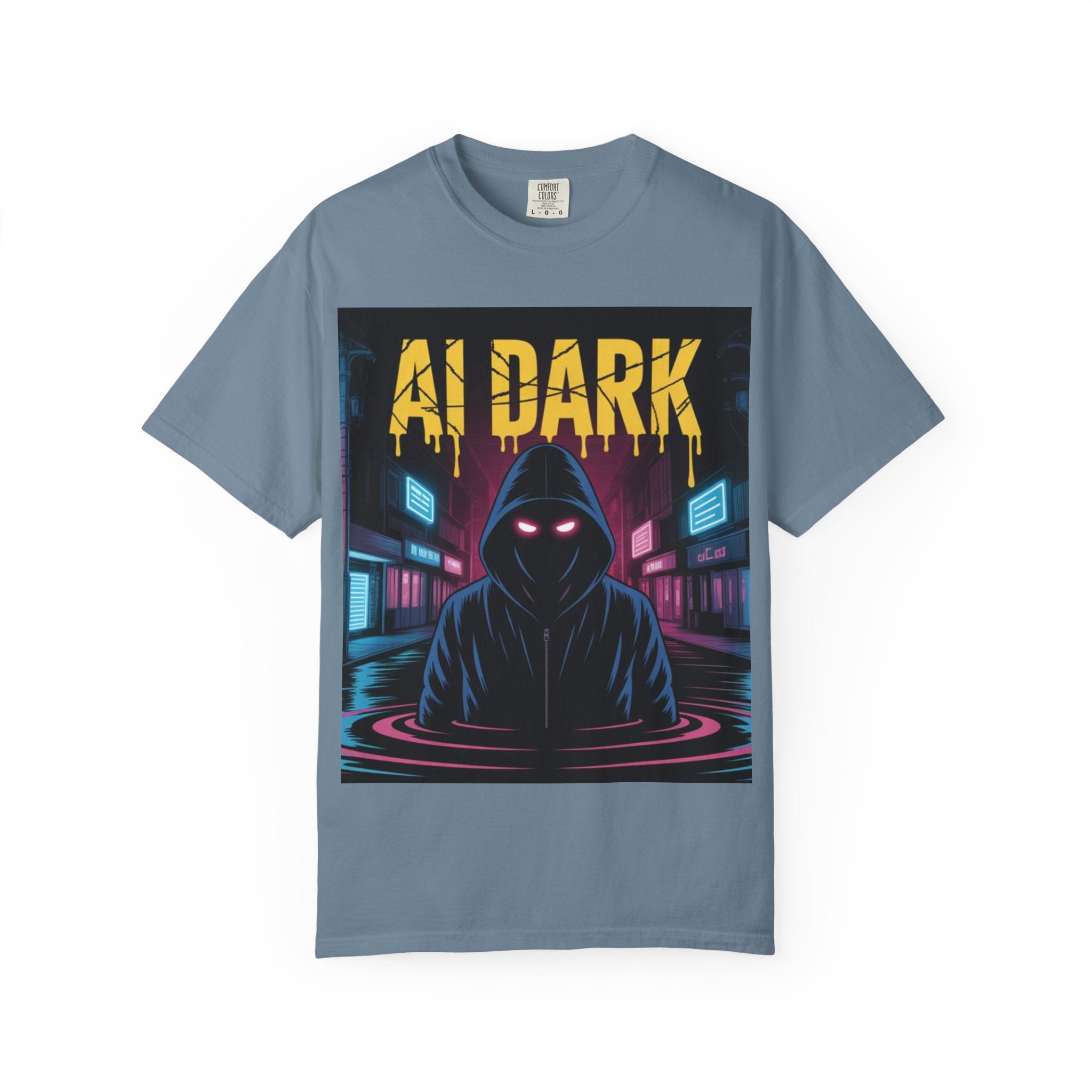 AI DARK  “Night Signal”  Unisex Garment-Dyed T-shirt