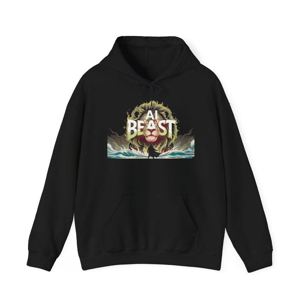 AI BEAST “Majestic Upload” Unisex Heavy Blend™ Hooded Sweatshirt