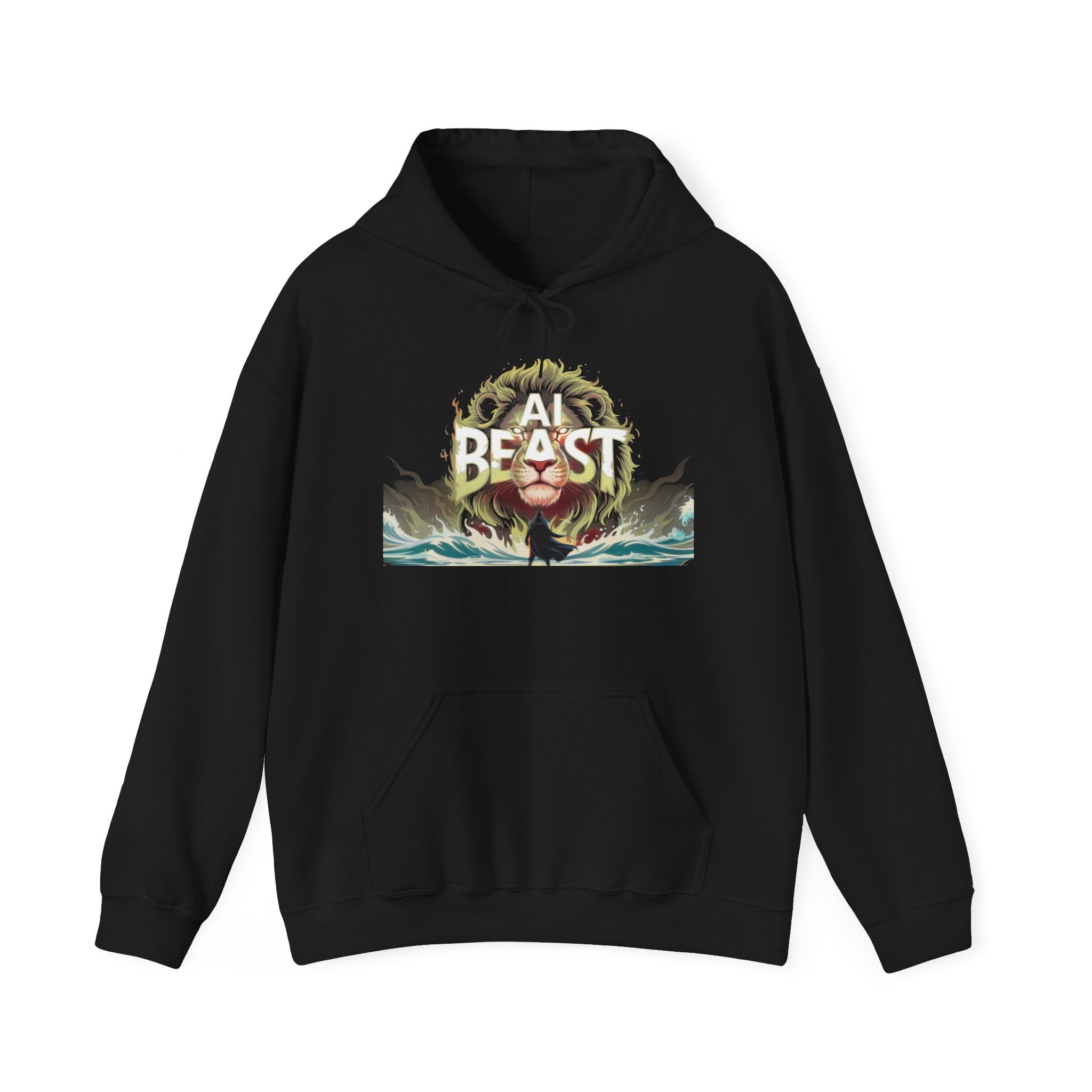 AI BEAST “Majestic Upload” Unisex Heavy Blend™ Hooded Sweatshirt