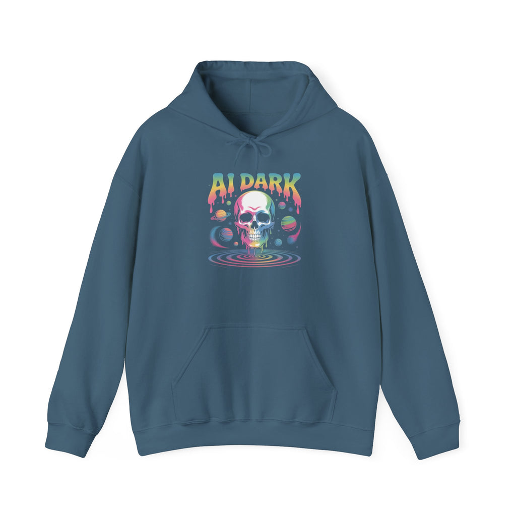 AI DARK “Death of Data” Unisex Heavy Blend™ Hooded Sweatshirt