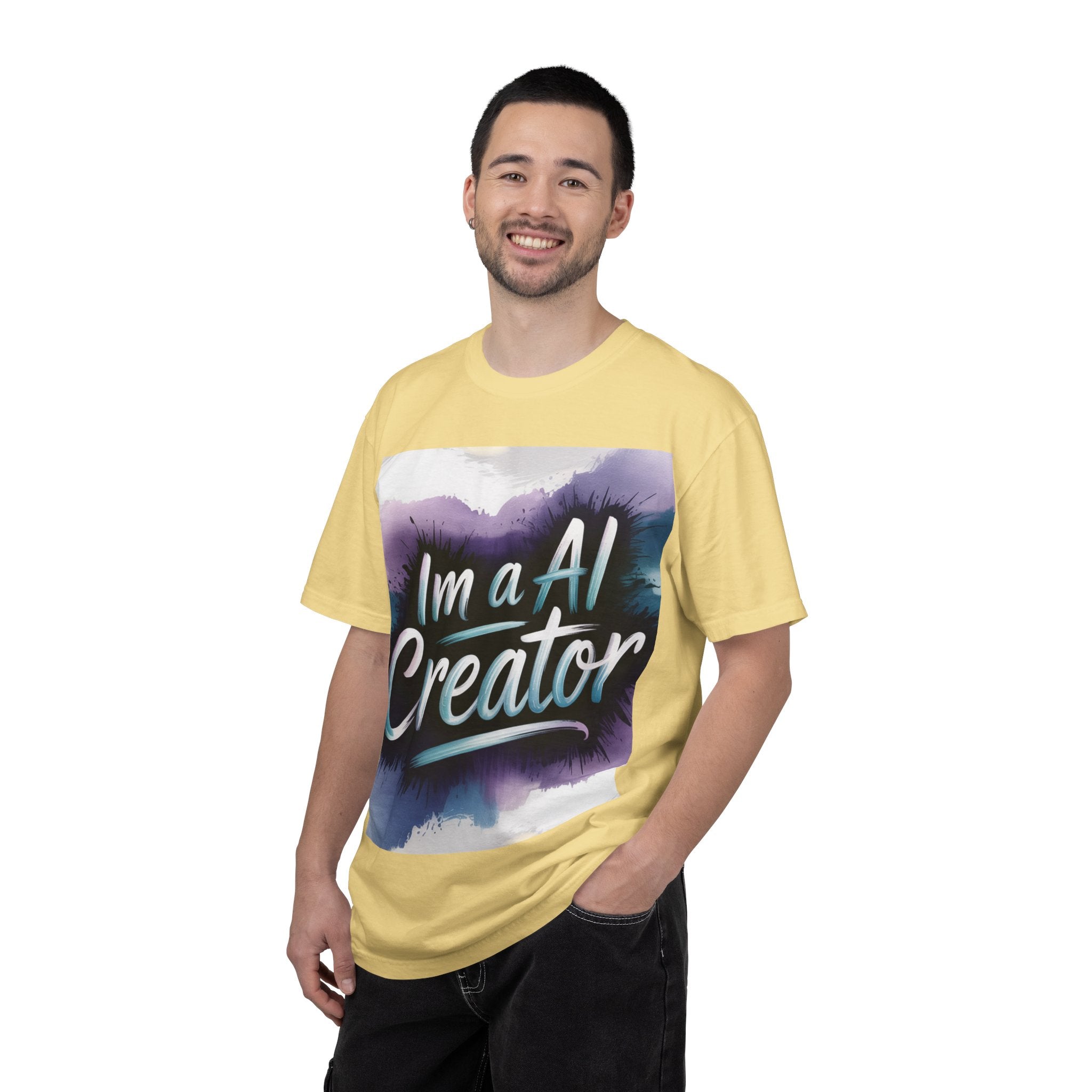 I’m a AI Creator “DIGITAL BRUSHSTROKE” Unisex Garment-Dyed T-shirt -
