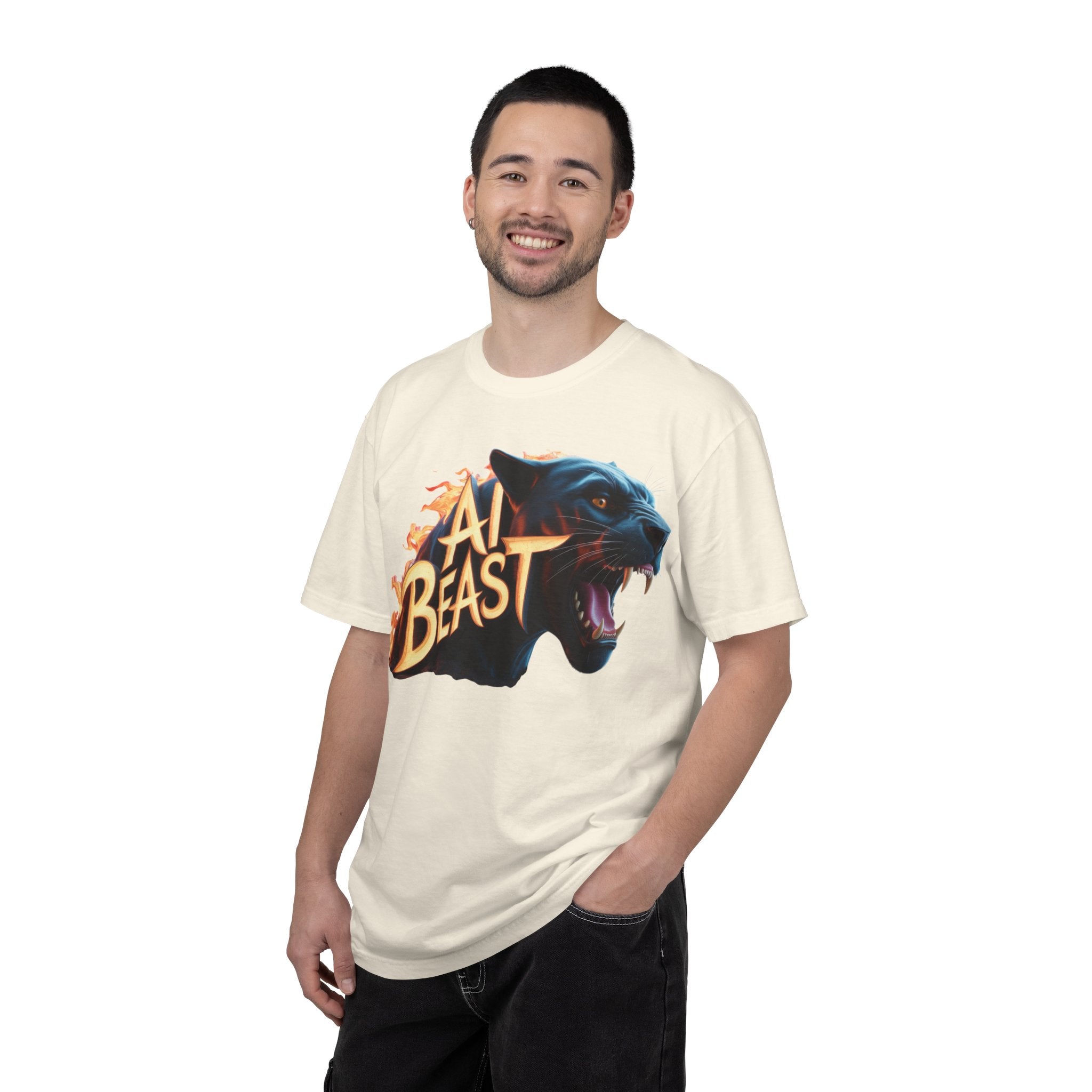AI BEAST  "Wildfire Algorithm"  Unisex Garment-Dyed T-shirt
