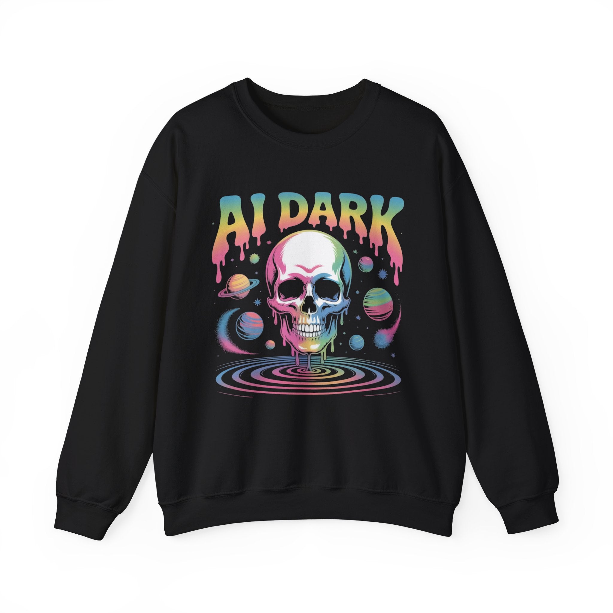 AI DARK “Death of Data” Unisex Heavy Blend™ Crewneck Sweatshirt