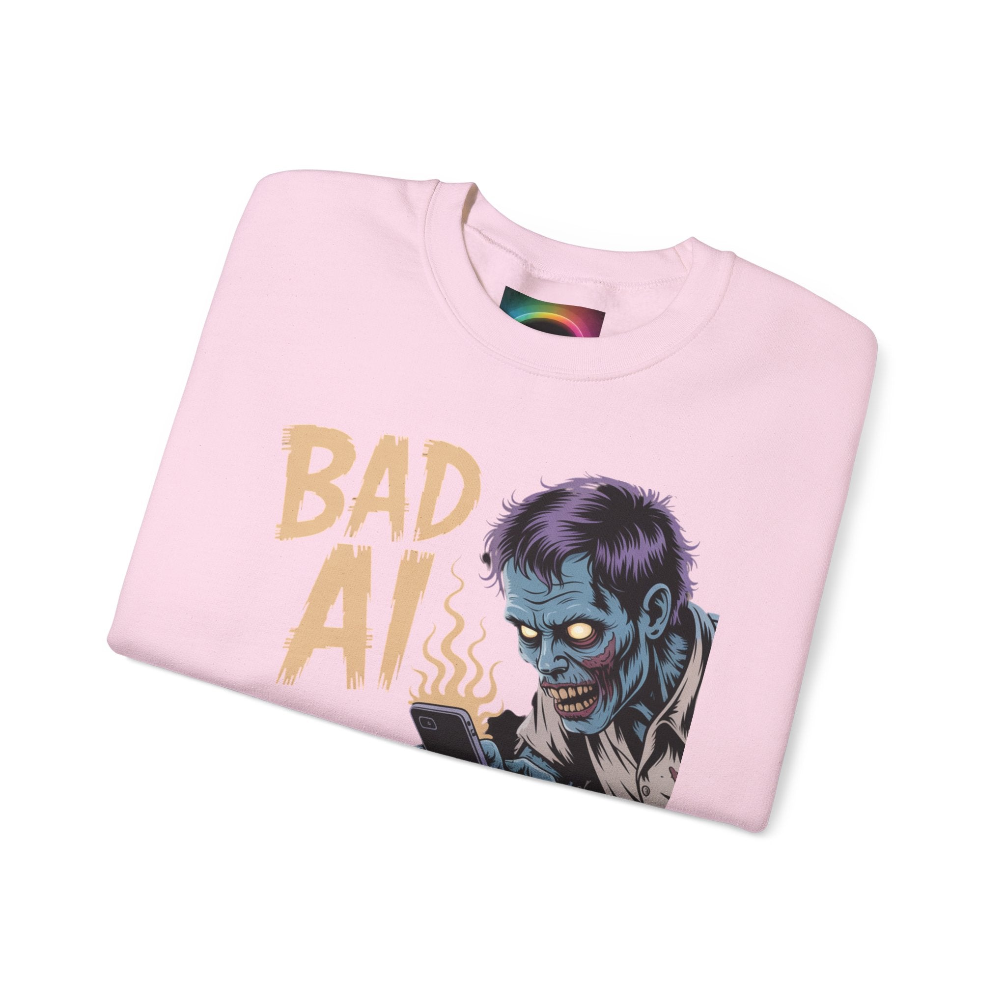 Bad AI "ZOMBIE SCROLL" Unisex Heavy Blend™ Hooded Sweatshirt