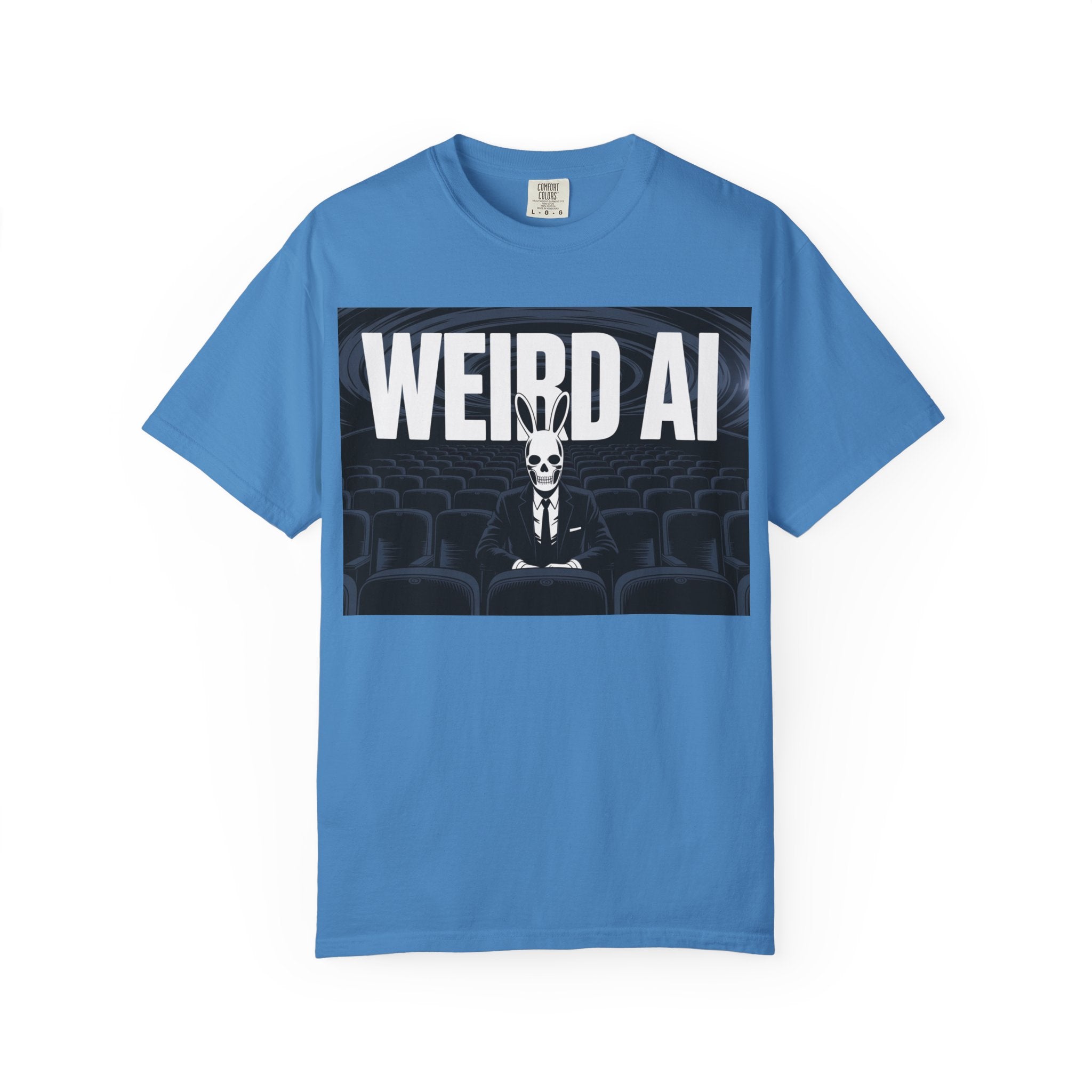 WEIRD AI  " Backrooms Theater " Unisex Garment-Dyed T-shirt