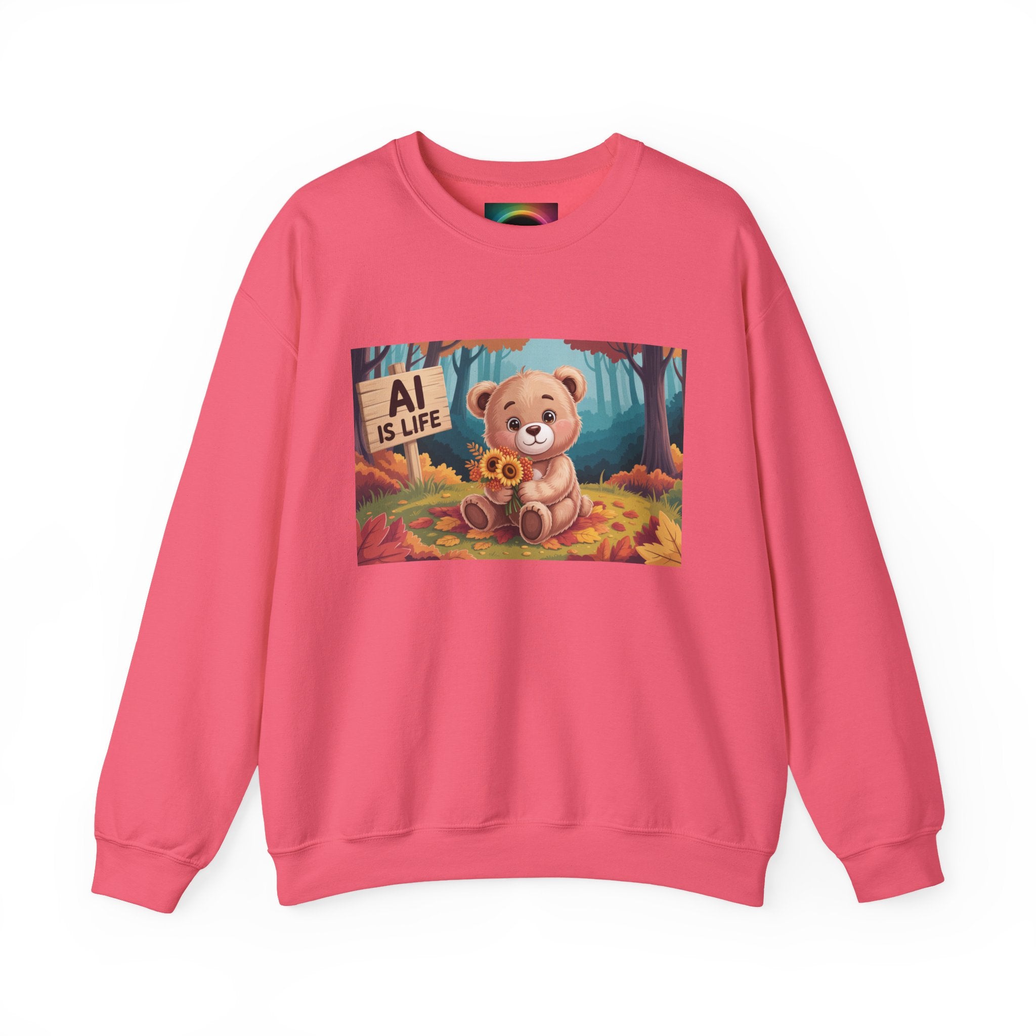 AI IS LIFE  " Cuddle Code "   Unisex Heavy Blend™ Crewneck Sweatshirt