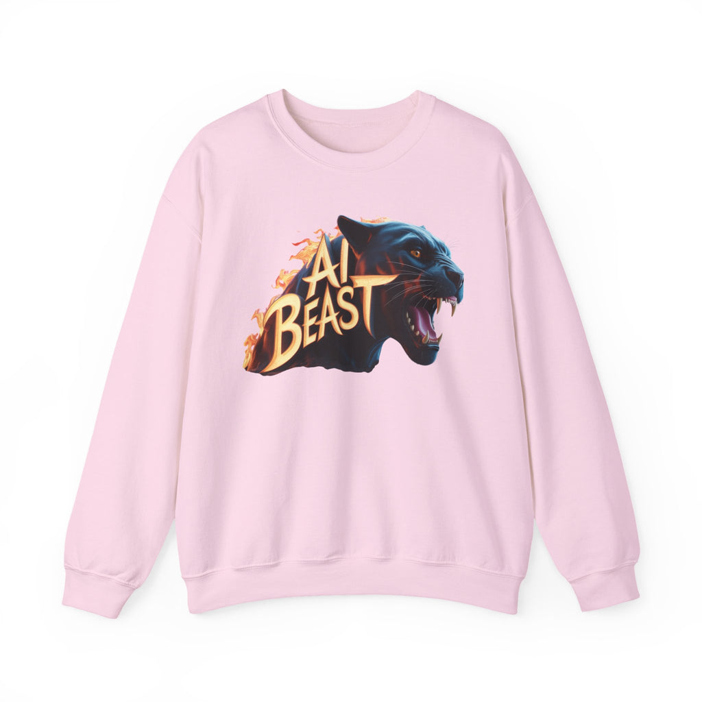 AI BEAST  "Wildfire Algorithm" Unisex Heavy Blend™ Crewneck Sweatshirt