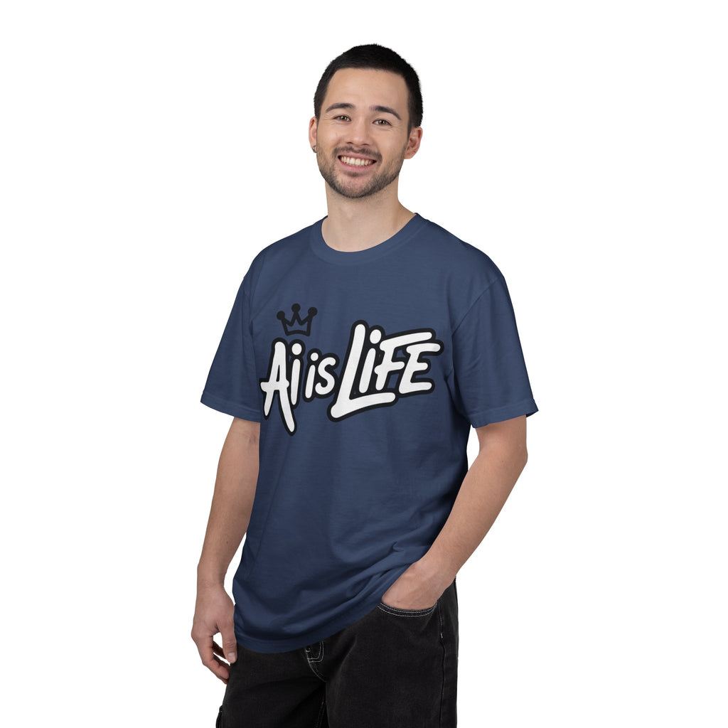 Ai is Life  "Crown Circuit" Unisex Garment-Dyed T-shirt