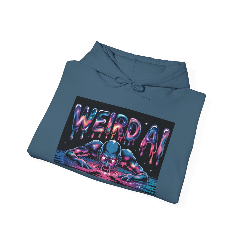 WEIRD AI  " Meltdown Matrix "  Unisex Heavy Blend™ Hoodie