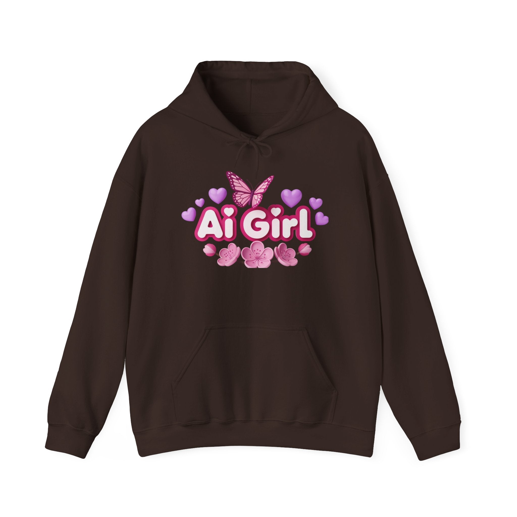 Ai Girl  "Cyber Cutie" Unisex Heavy Blend™ Hooded Sweatshirt
