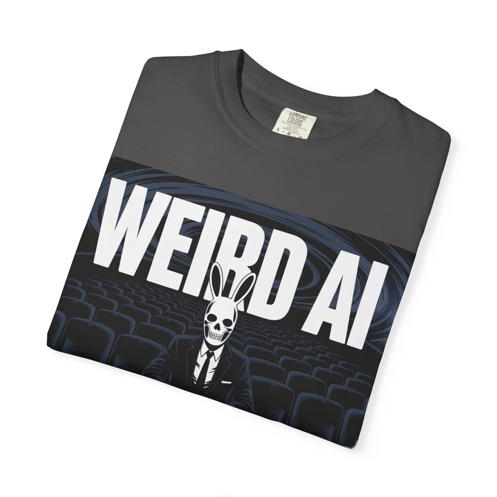 WEIRD AI  " Backrooms Theater " Unisex Garment-Dyed T-shirt