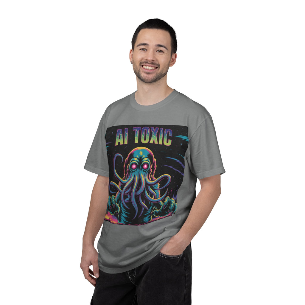 AI TOXIC  "Data Overlord" Unisex Garment-Dyed T-shirt