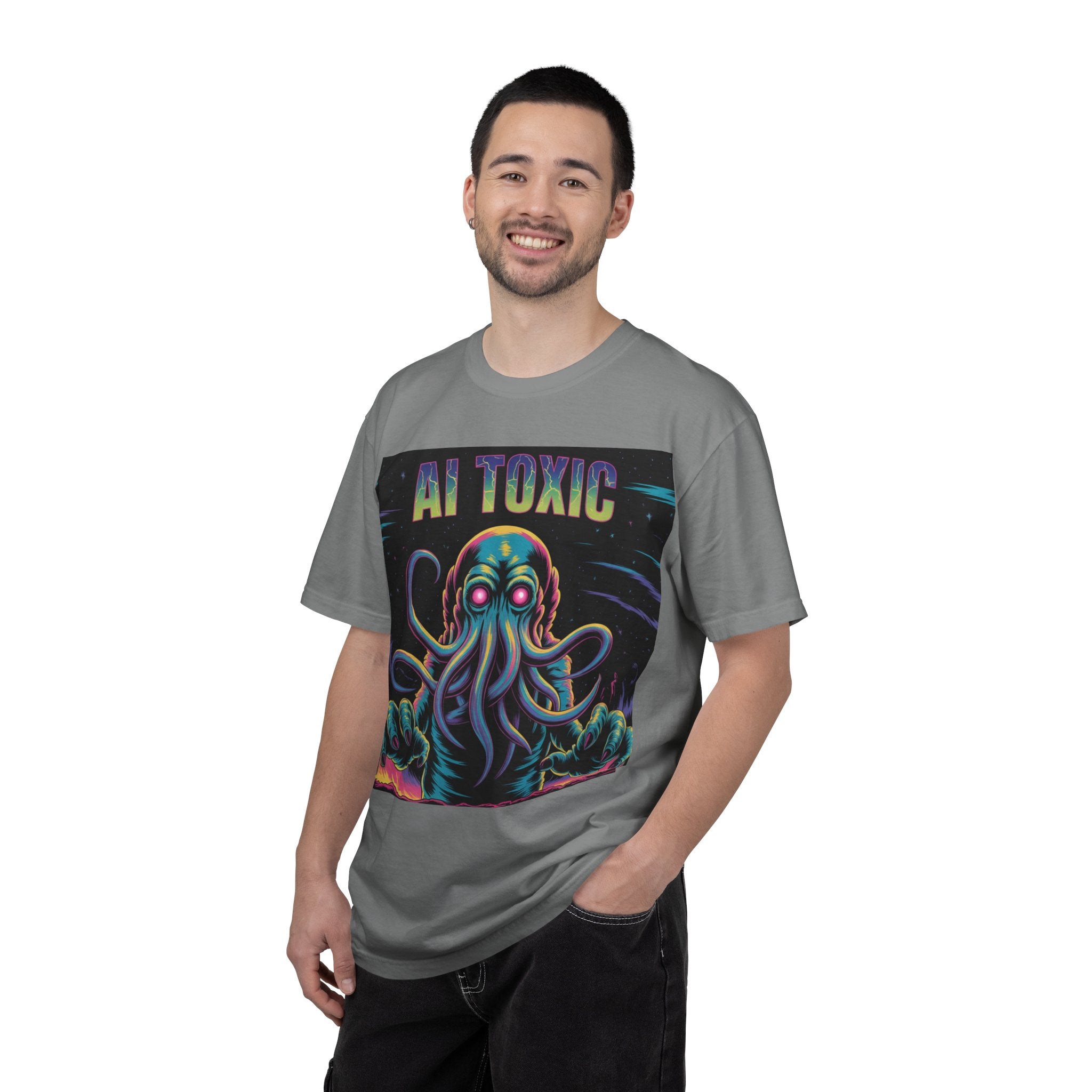 AI TOXIC  "Data Overlord" Unisex Garment-Dyed T-shirt