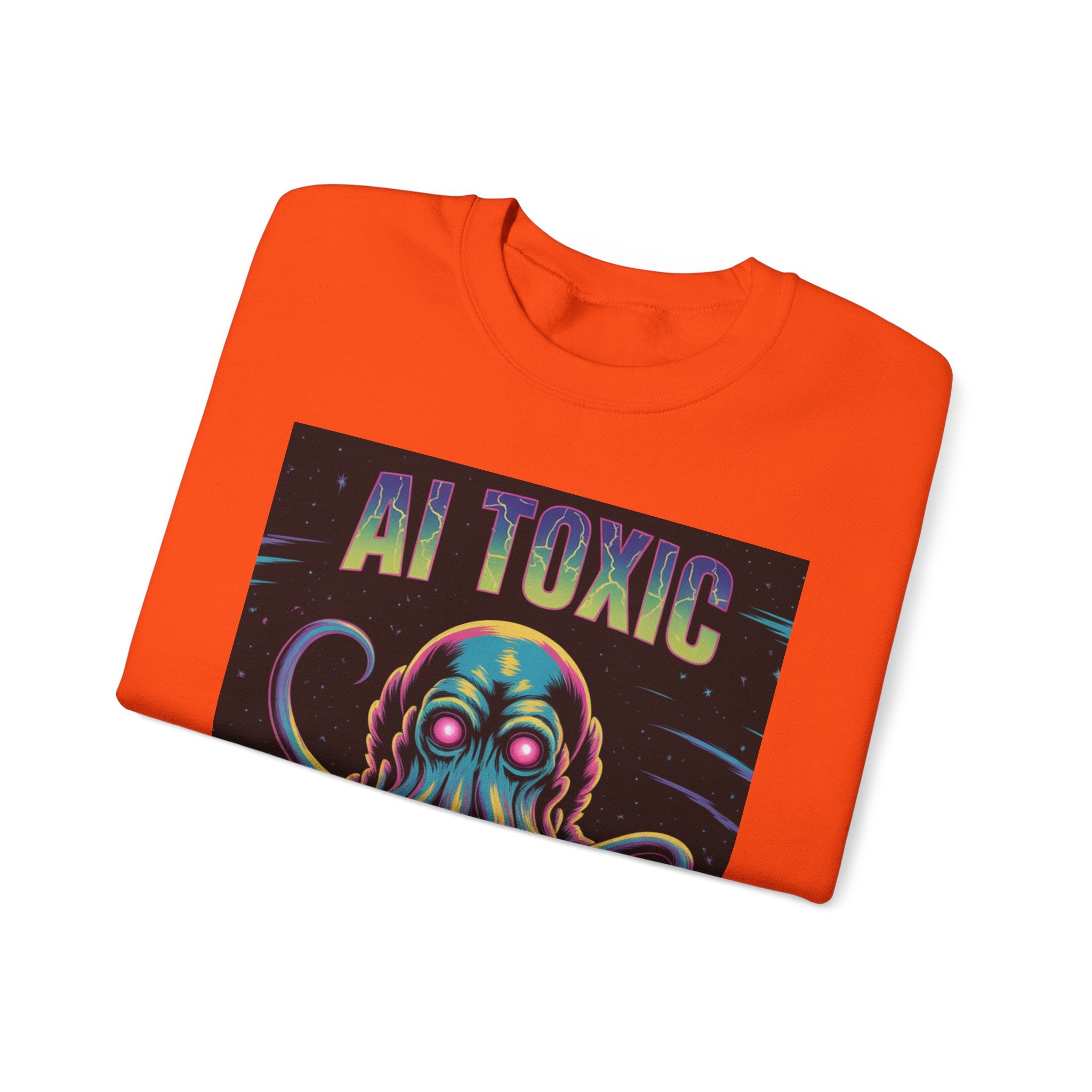 AI TOXIC  "Data Overlord" Unisex Heavy Blend™ Crewneck Sweatshirt