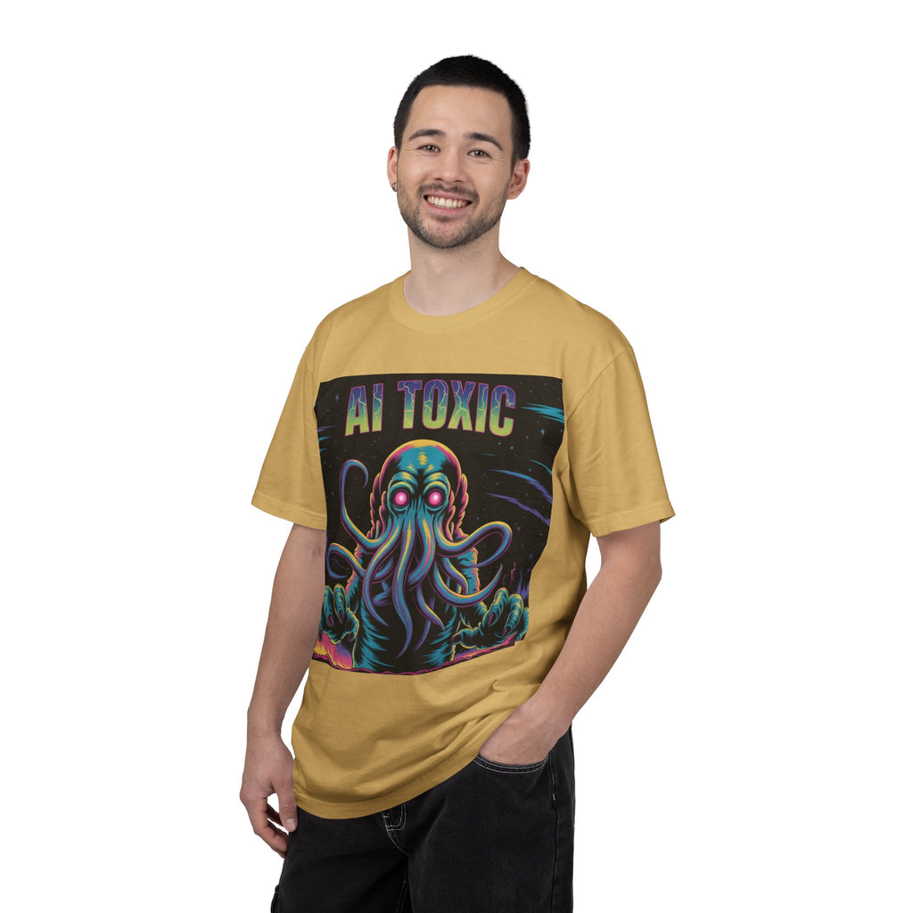 AI TOXIC  "Data Overlord" Unisex Garment-Dyed T-shirt