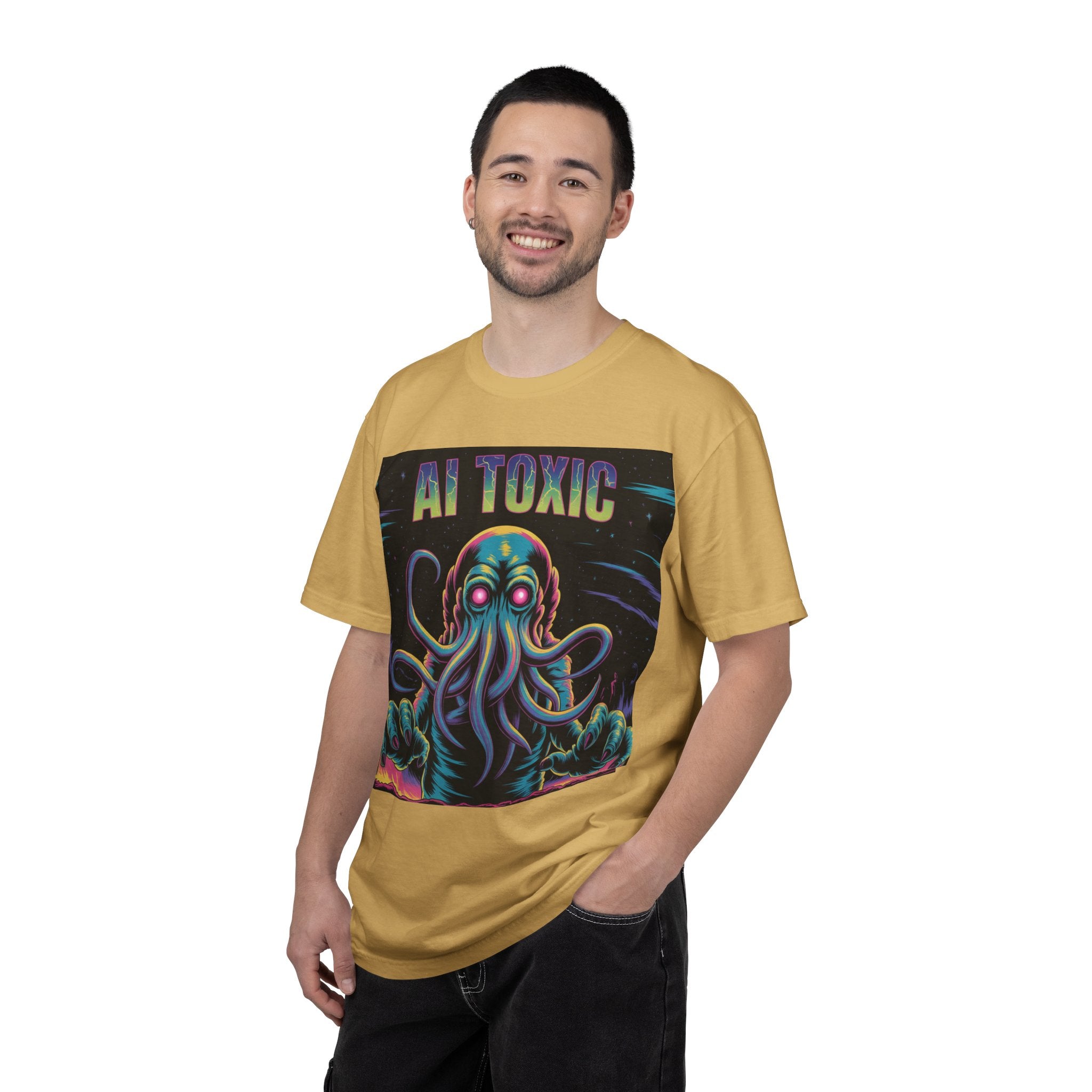 AI TOXIC  "Data Overlord" Unisex Garment-Dyed T-shirt