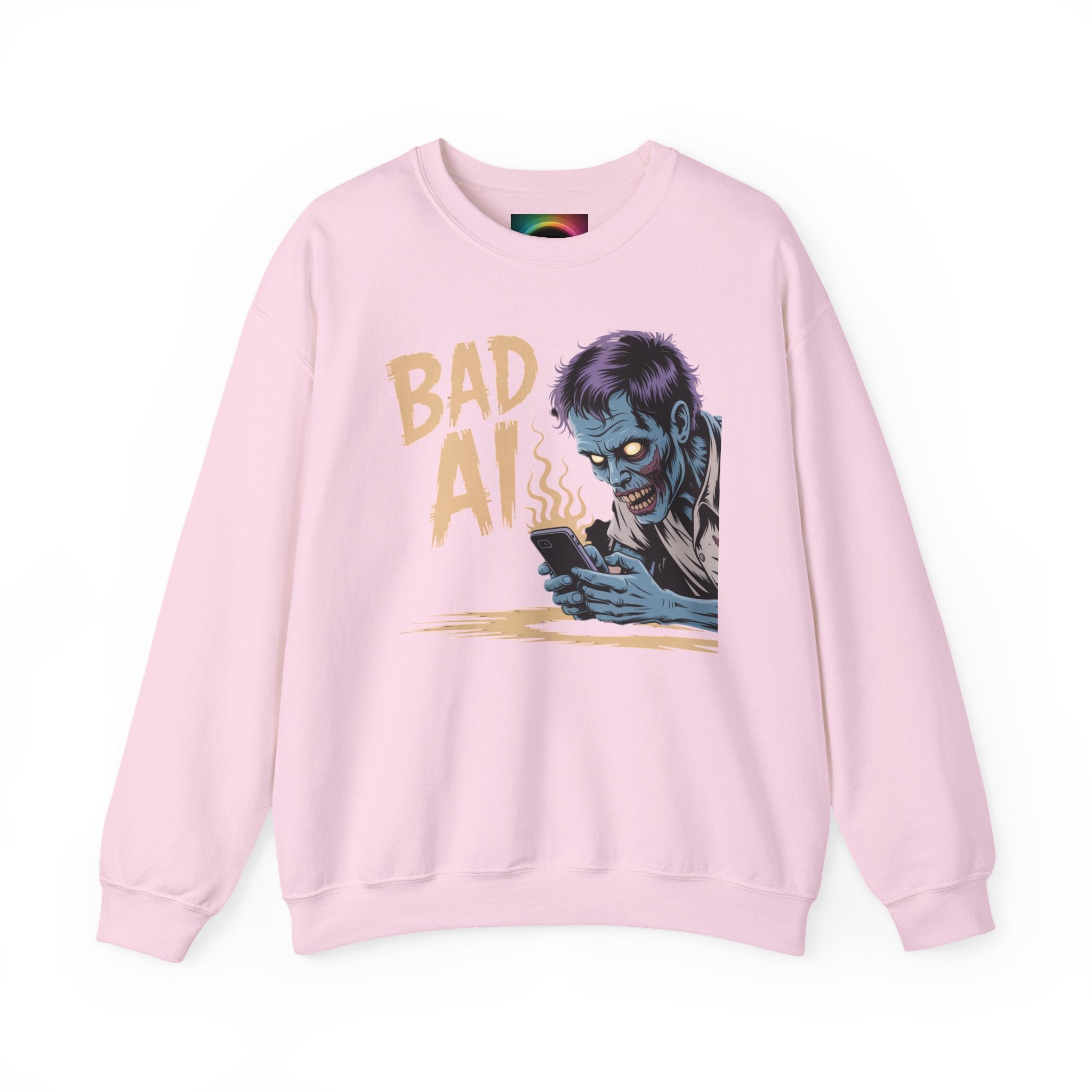 Bad AI "ZOMBIE SCROLL" Unisex Heavy Blend™ Hooded Sweatshirt