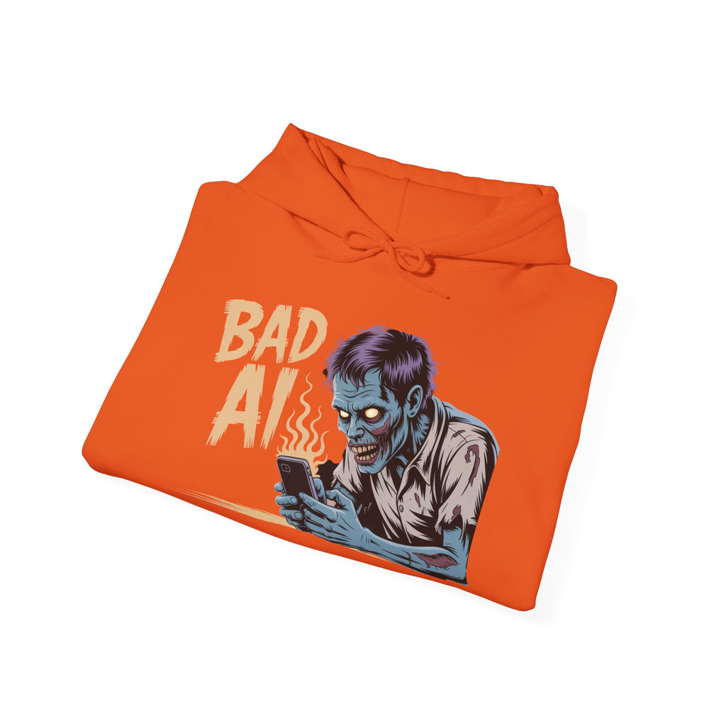 Bad AI "ZOMBIE SCROLL" Unisex Heavy Blend™ Hooded Sweatshirt