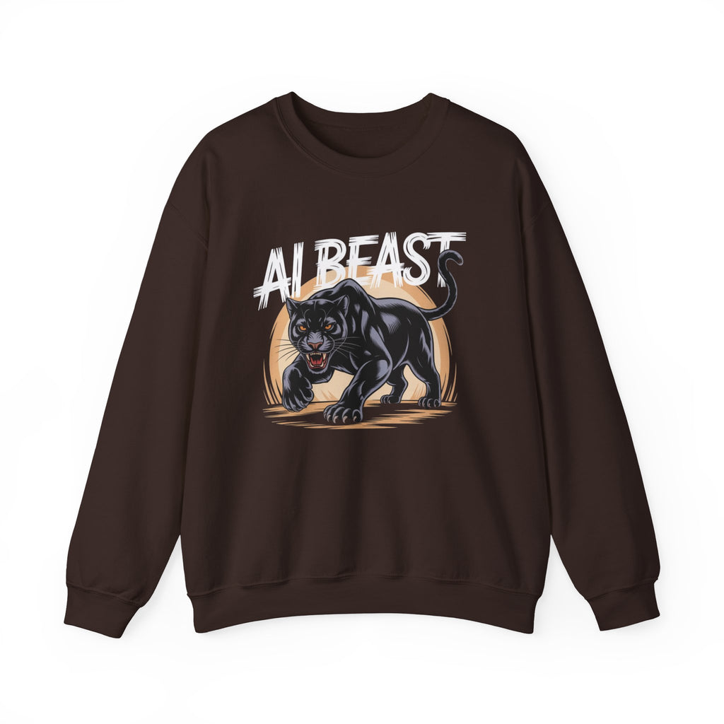 AI BEAST "Midnight Matrix" Unisex Heavy Blend™ Crewneck Sweatshirt
