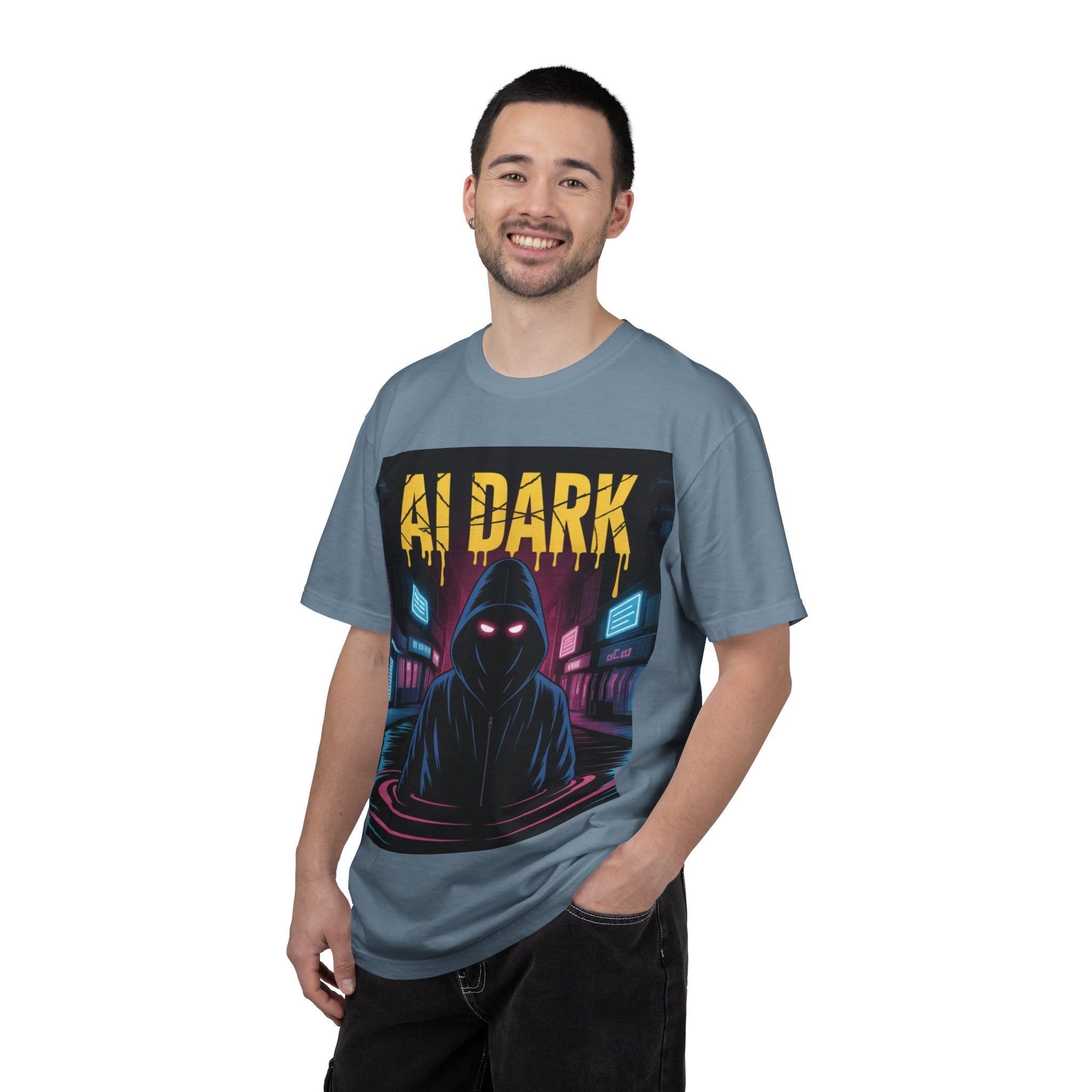 AI DARK  “Night Signal”  Unisex Garment-Dyed T-shirt